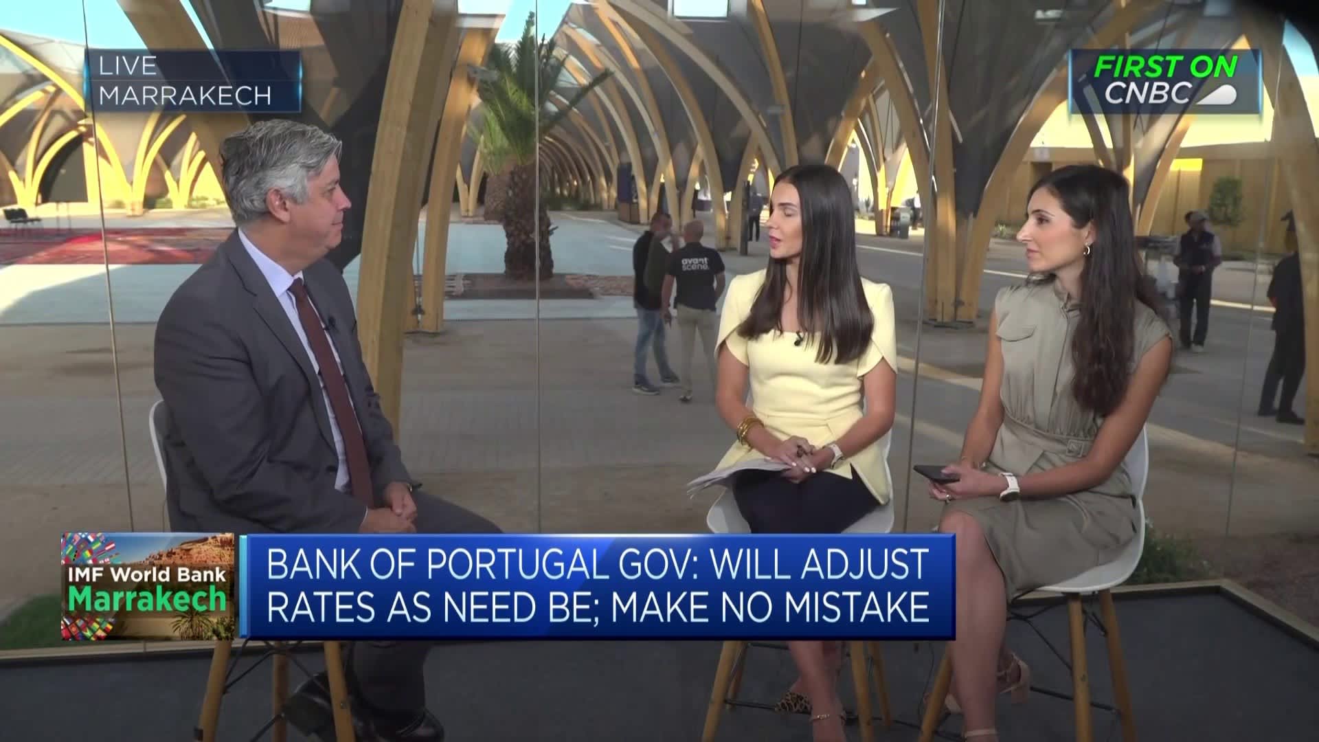 ECB done with hikes barring unforeseen shocks, Bank of Portugal's Centeno says